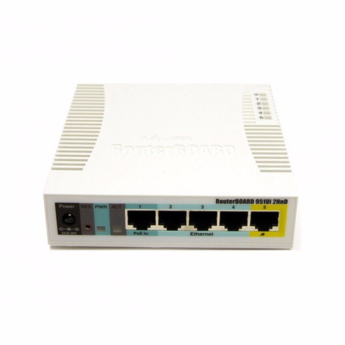 Mikrotik RB951Ui-2HnD Punto de Acceso Router SOHO